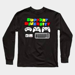 Support Diversity Gaming Edition Long Sleeve T-Shirt